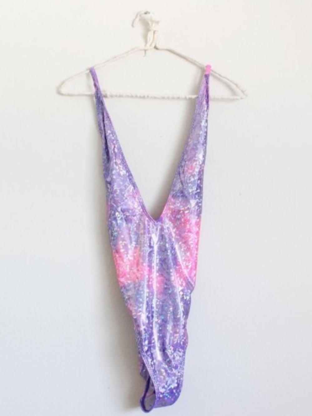 Purple Pink One-Piece Swimsuit